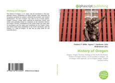 Couverture de History of Oregon
