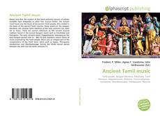 Copertina di Ancient Tamil music
