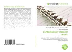 Bookcover of Contemporary classical music