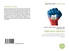 Copertina di 2004 Haiti rebellion