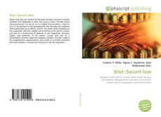 Copertina di Biot–Savart law