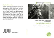 Borítókép a  Battle of Austerlitz - hoz