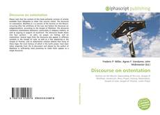 Portada del libro de Discourse on ostentation