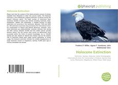Bookcover of Holocene Extinction