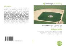 Copertina di Billy Martin