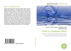 Capa do livro de Alien vs. Predator (film) 
