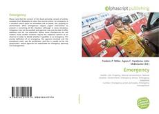 Capa do livro de Emergency 