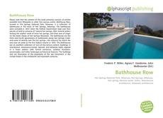 Bathhouse Row的封面