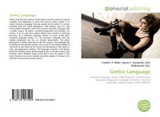 Capa do livro de Gothic Language 