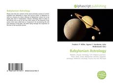 Buchcover von Babylonian Astrology