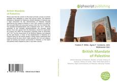 Обложка British Mandate of Palestine