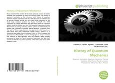 Copertina di History of Quantum Mechanics