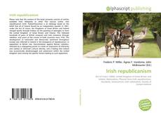 Обложка Irish republicanism