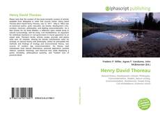 Copertina di Henry David Thoreau
