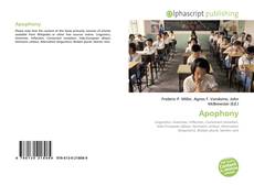 Apophony kitap kapağı