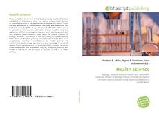 Capa do livro de Health science 