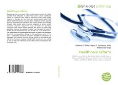 Bookcover of Healthcare reform