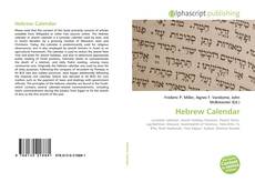 Capa do livro de Hebrew Calendar 