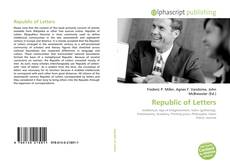 Обложка Republic of Letters
