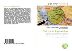 Capa do livro de Civil war in Afghanistan 
