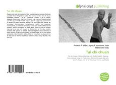 Обложка Tai chi chuan
