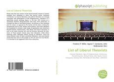 Buchcover von List of Liberal Theorists