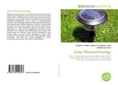 Borítókép a  Solar Thermal Energy - hoz