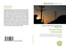 Energy Policy of Australia的封面