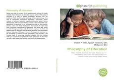 Capa do livro de Philosophy of Education 