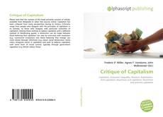 Capa do livro de Critique of Capitalism 