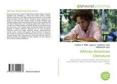 Обложка African American Literature