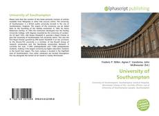 Capa do livro de University of Southampton 