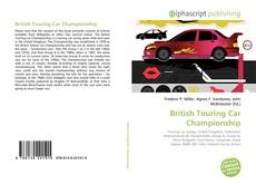Copertina di British Touring Car Championship