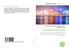 Copertina di Culture of Hong Kong
