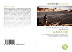 Copertina di Carbon Credit