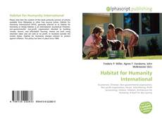 Habitat for Humanity International kitap kapağı