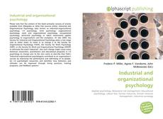 Portada del libro de Industrial and organizational psychology