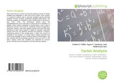 Обложка Factor Analysis