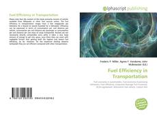Portada del libro de Fuel Efficiency in Transportation