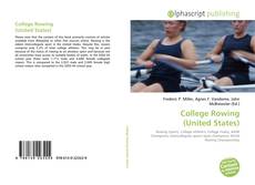 Bookcover of College Rowing (United States)