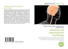 Portada del libro de Industrial and organizational psychology