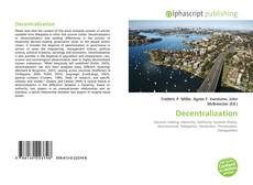 Bookcover of Decentralization