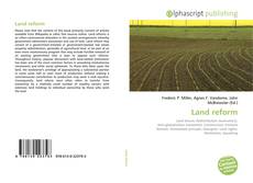 Portada del libro de Land reform