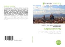 Bookcover of Anglican ministry