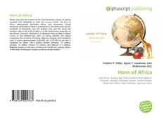 Bookcover of Horn of Africa