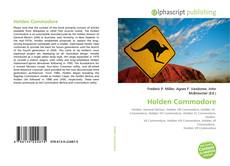 Bookcover of Holden Commodore