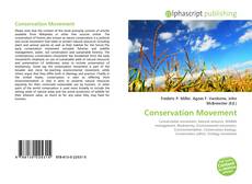 Bookcover of Conservation Movement