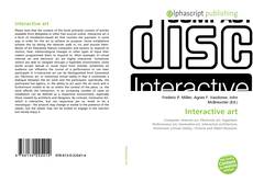 Bookcover of Interactive art