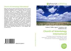 Bookcover of Church of Scientology International