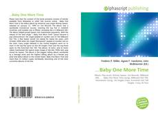 Capa do livro de ...Baby One More Time 